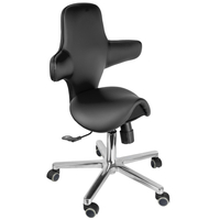 Ergonomiczny hoker regulowany SELLA czarny