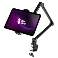 Uchwyt biurkowy Spacetronik SPP12303B do tableta i smartfona z regulowanym ramieniem