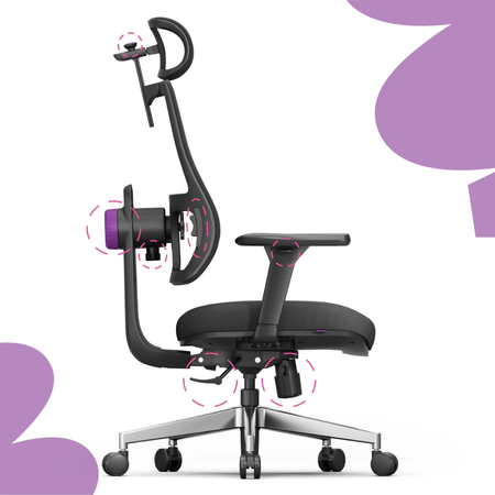 Zestaw Spacetronik LUMBO 11 z podstawką SPC-LUMBO i wsparciem pleców