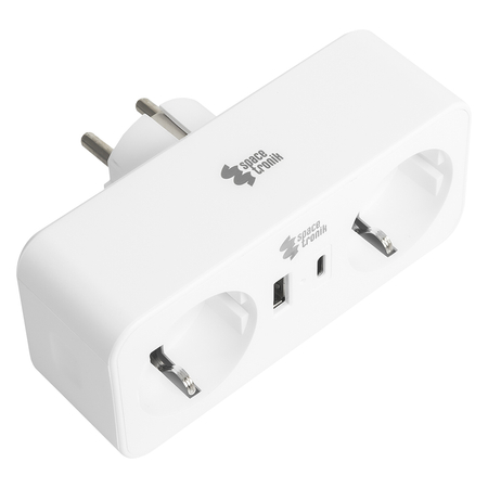 Listwa zasilająca 2xAC 1xUSB 1xUSB-C SPS-PS01W