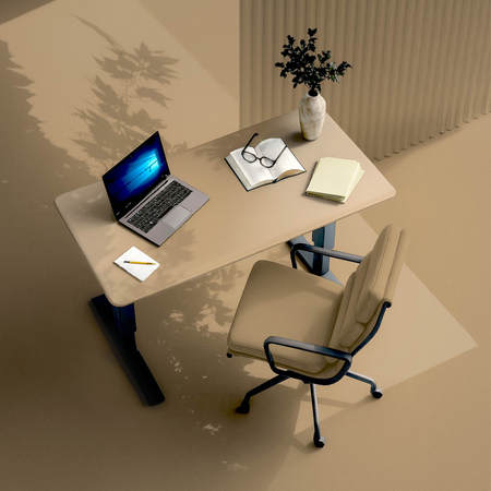 Blat MDF malowany proszkowo 160x80x2.5 Champagne