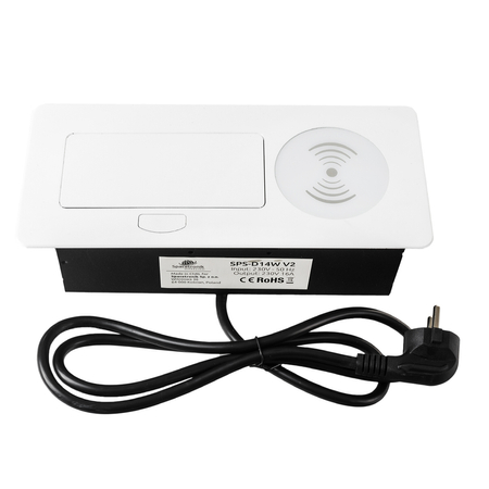 Spacetronik SPS-D14W V2 Arbeitsplattensteckdose Öffnung