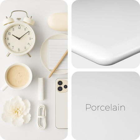 Blat MDF malowany proszkowo 140x70x2.5 Porcelain