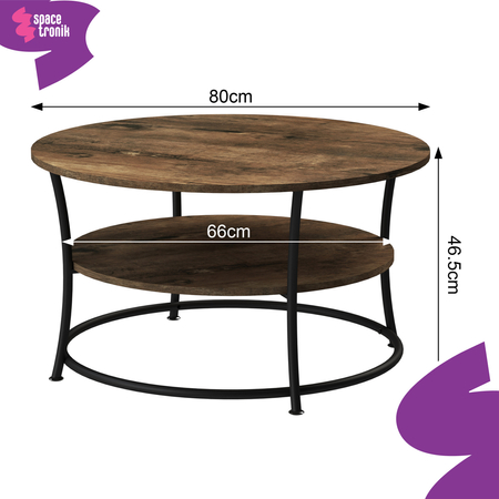Stolik kawowy 80 cm do domu Funky Furniture