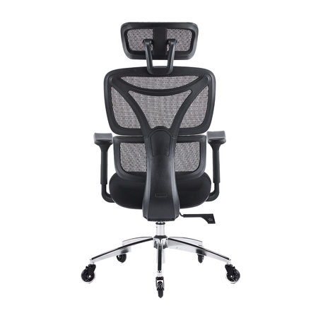 Regulowany Fotel biurowy obrotowy 4D NERO Czarny