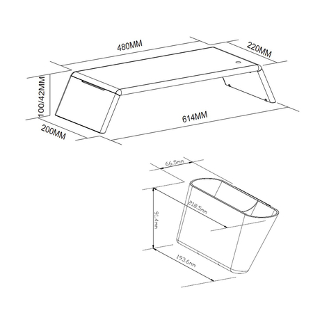 Spacetronik SPP-102BS Organisationsständer