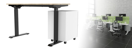 Elektryczny stelaż biurkowy Spacetronik SPE-233G