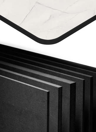 Universal-Schreibtischplatte 120x60x12cm Marmor Gelato