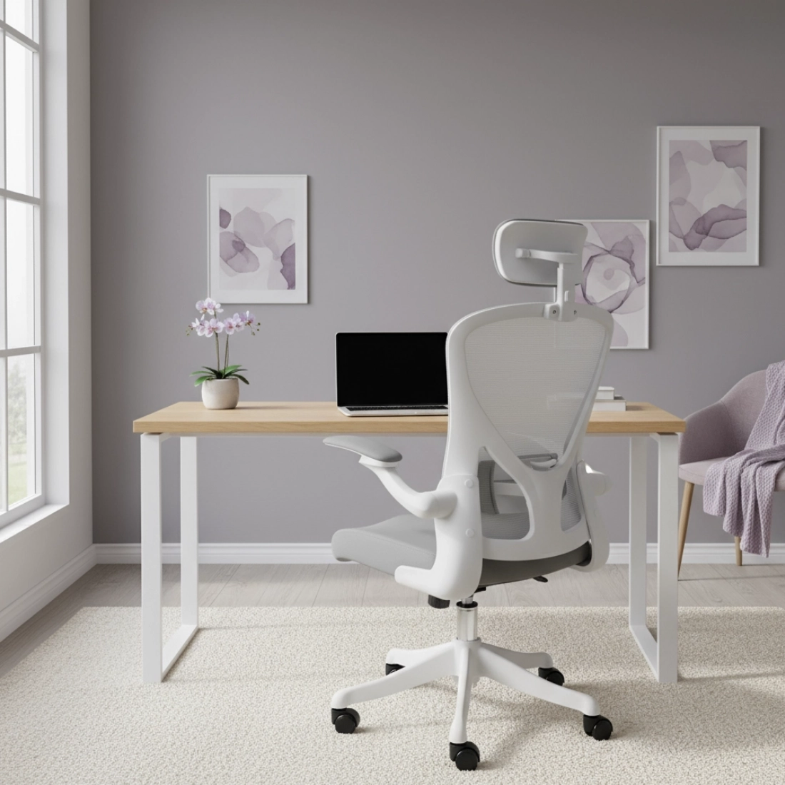 regulacje fotela ARON do pracy przy komputerze