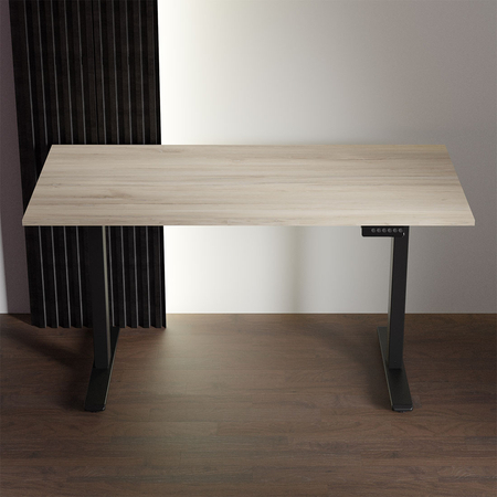 Universal-Schreibtischplatte 130x65x18cm Sonoma Eiche