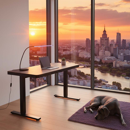 Spacetronik elektrischer Schreibtisch SPE-B128BG Astrid