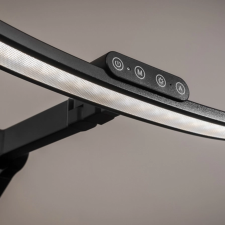 Spacetronik Moris elektrischer Schreibtisch SPE-O121 120x60, Gestell schwarz, Platte helles Holz