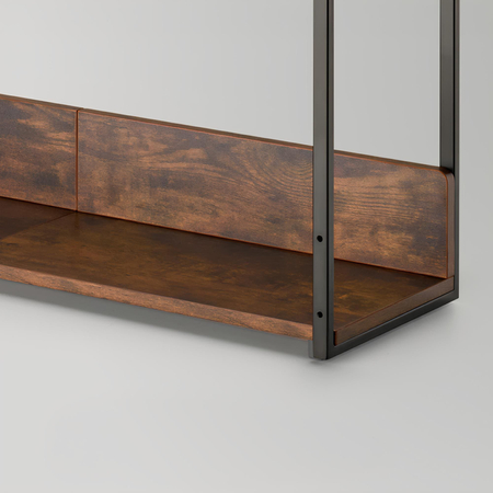 Półka podbiurkowa Spacetronik Hugel Czarna