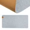 Mata filcowa z korkiem jasnoszara 80x40cm SPB063