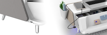 Podstawka pod monitor z UV Spacetronik SPP-UVC