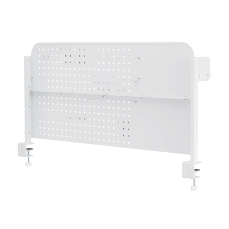 Zestaw Spacetronik: biurko regulowane 100×60  + krzesło dziecięce z podnóżkiem + nadstawka z pegboardem