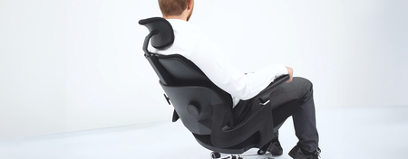 Fotel biurowy obrotowy Barry Czarny