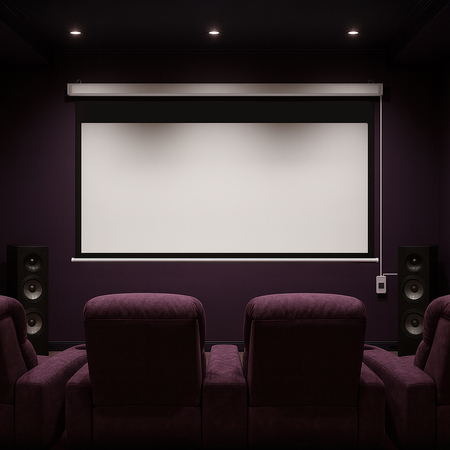 Elektrische Projektionswand SST Wandmontiert 100in