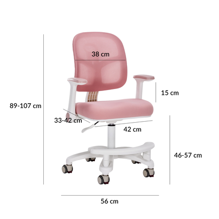 Fotel obrotowy dziecięcy Spacetronik SPC-XD18A Niebieskie