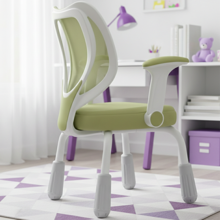 Krzesło dziecięce SPC XD26J zielone regulacja wysokości podłokietniki