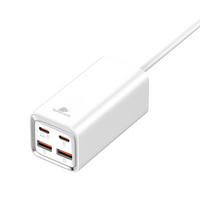 Ladegerät SR102 65W, 2x PD4+ USB-C, 2x QC3.0 USB-A