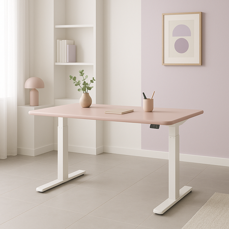 Blat MDF malowany proszkowo 120x60x2.5 Dusty Rose