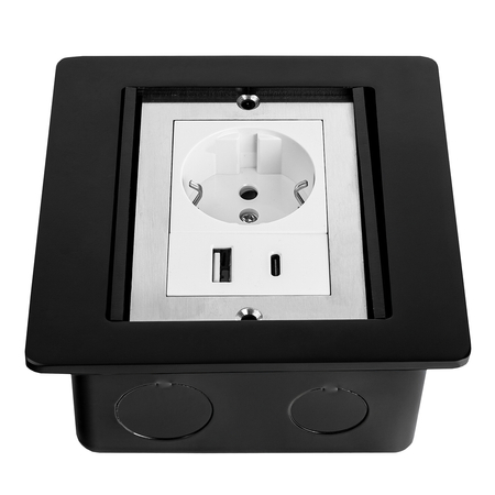 Gniazdo podłogowe puszka Spacetronik SPS-W13B_V1