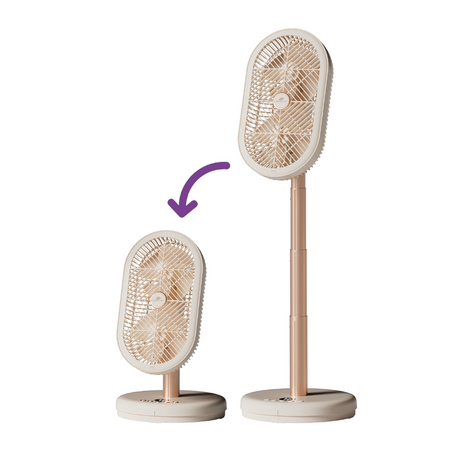 Wentylator podłogowy z jonizacją Airpuff 2 biały