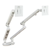Podwójne Ramię do Monitora SPAF120LUW Białe