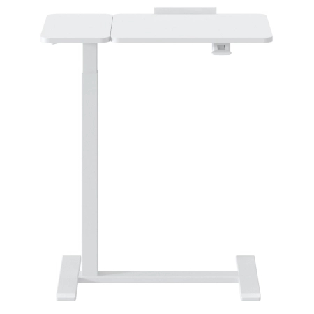 Zestaw wypoczynkowy fotel Spacetronik Flax 04M beżowy + stolik regulowany BUDDY