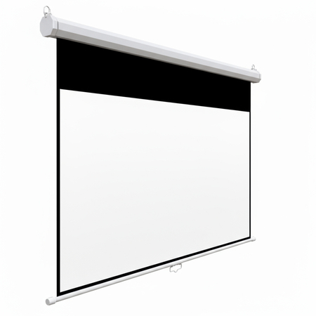 Ekran projekcyjny zwijany ręcznie 84" 16:9 biały