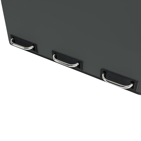 Funky Trash Can Gray Black Spacetronik Potrójny