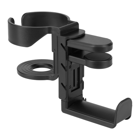 Wieszak Uchwyt na Słuchawki 3w1 SPB-027B z Uchwytem na Kubek