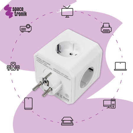Steckdosenleiste Würfel 5xAC SPS-C01W