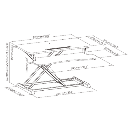 Spacetronik SPR-123MB verstellbares Stativ
