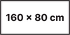 160x80 Proste