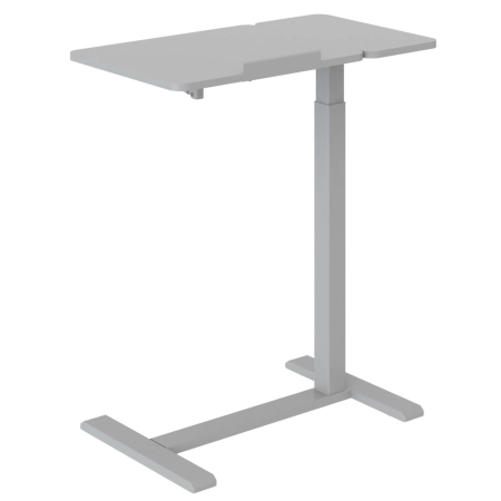 Zestaw wypoczynkowy fotel Spacetronik Flax 04M szary + stolik regulowany BUDDY