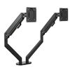 Uchwyt na 2 Monitory SPAZ120B Aluminiowy 13-36" | Stabilność i Ergonomia