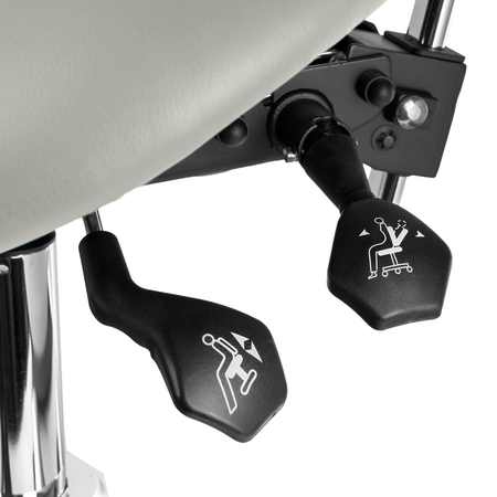 Ergonomiczny hoker regulowany SELLA biały