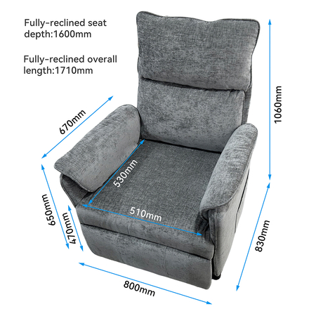 Fotel elektrycznie regulowany Spacetronik Flax-03