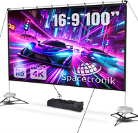 Przenośny ekran projekcyjny 100'' 4K Spacetronik