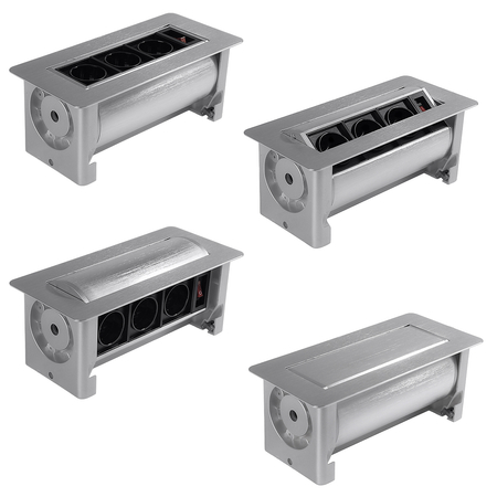 Spacetronik SPS-O33S V2 Aufputz-Drehsteckdose