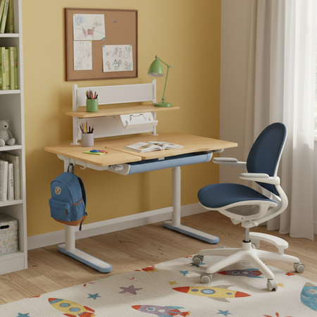 Elektrischer Schreibtisch mit Ablage Spacetronik SPE-X116AT