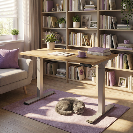 Elektryczny stelaż biurkowy SPE-214AG USB