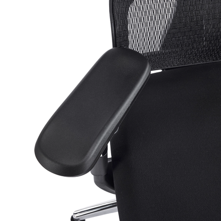 Zestaw do nowoczesnego biura: biurko elektryczne + fotel + szafka