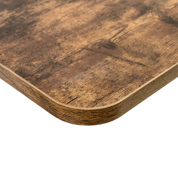 Schreibtischplatte 150x75x18 cm Braun Rustikal