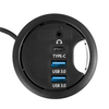 Hub do biurka 2x USB 3.0 + 1x USB-C + 1x AUX
