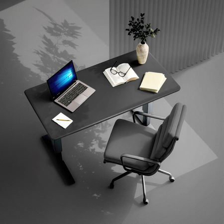 Blat MDF malowany proszkowo 140x70x2.5 Pure Black