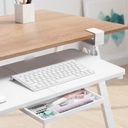 Wysuwana półka na klawiaturę SPB133W montowana pod blatem