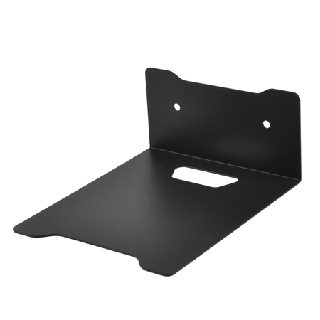 Półka metalowa czarna wisząca 12 cm Spacetronik